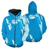 3D Zip Hoodie